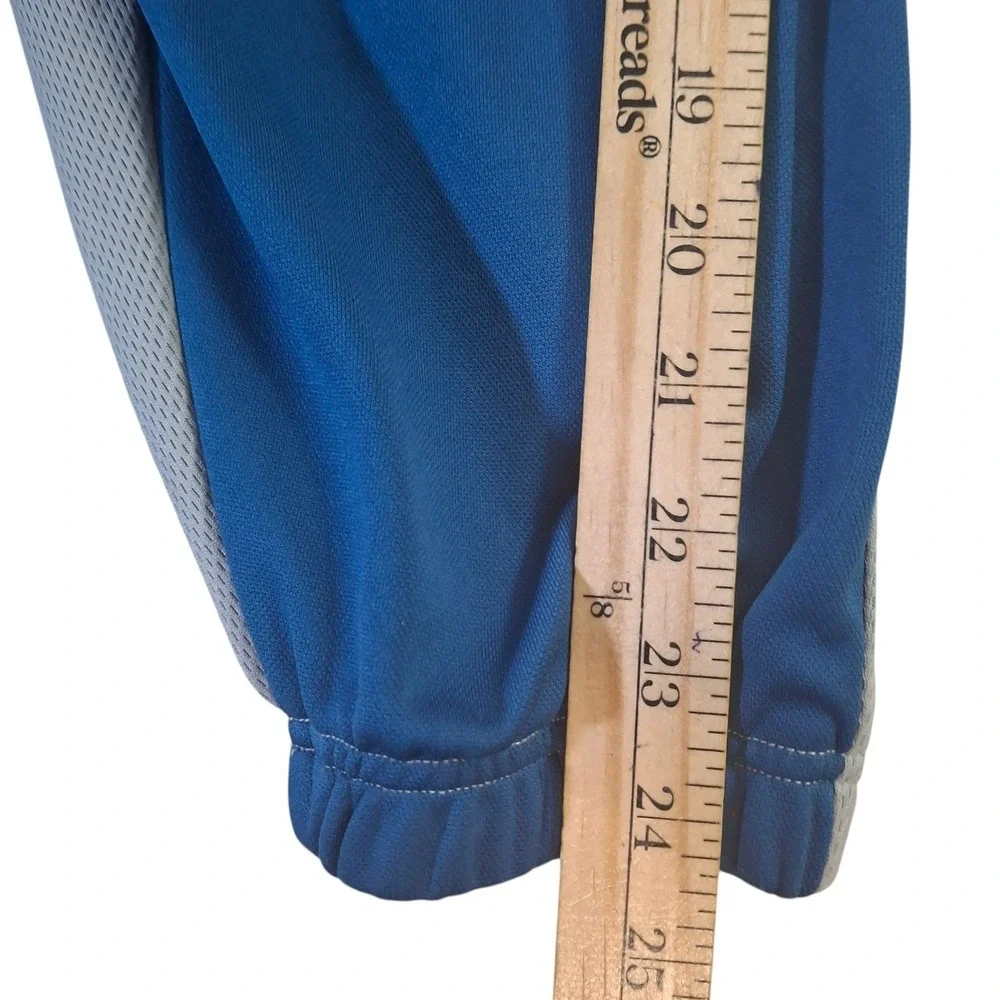 Jordan Mens Full Zip Track Jacket Gray Blue Red Spellout Jumpman XXL Mesh Coat